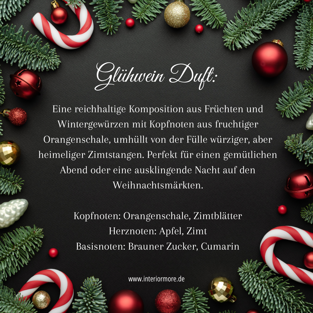 Glühwein Dessertkerze